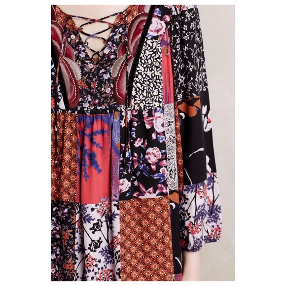 Anthropologie Arcata Patchwork Dress by One September XS - Picture 6 of 16